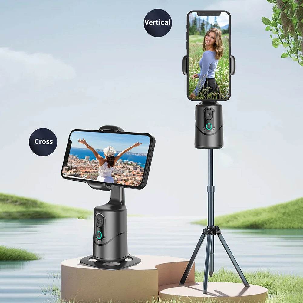 Auto Face Tracking Tripod for Tiktok Live Video Recording