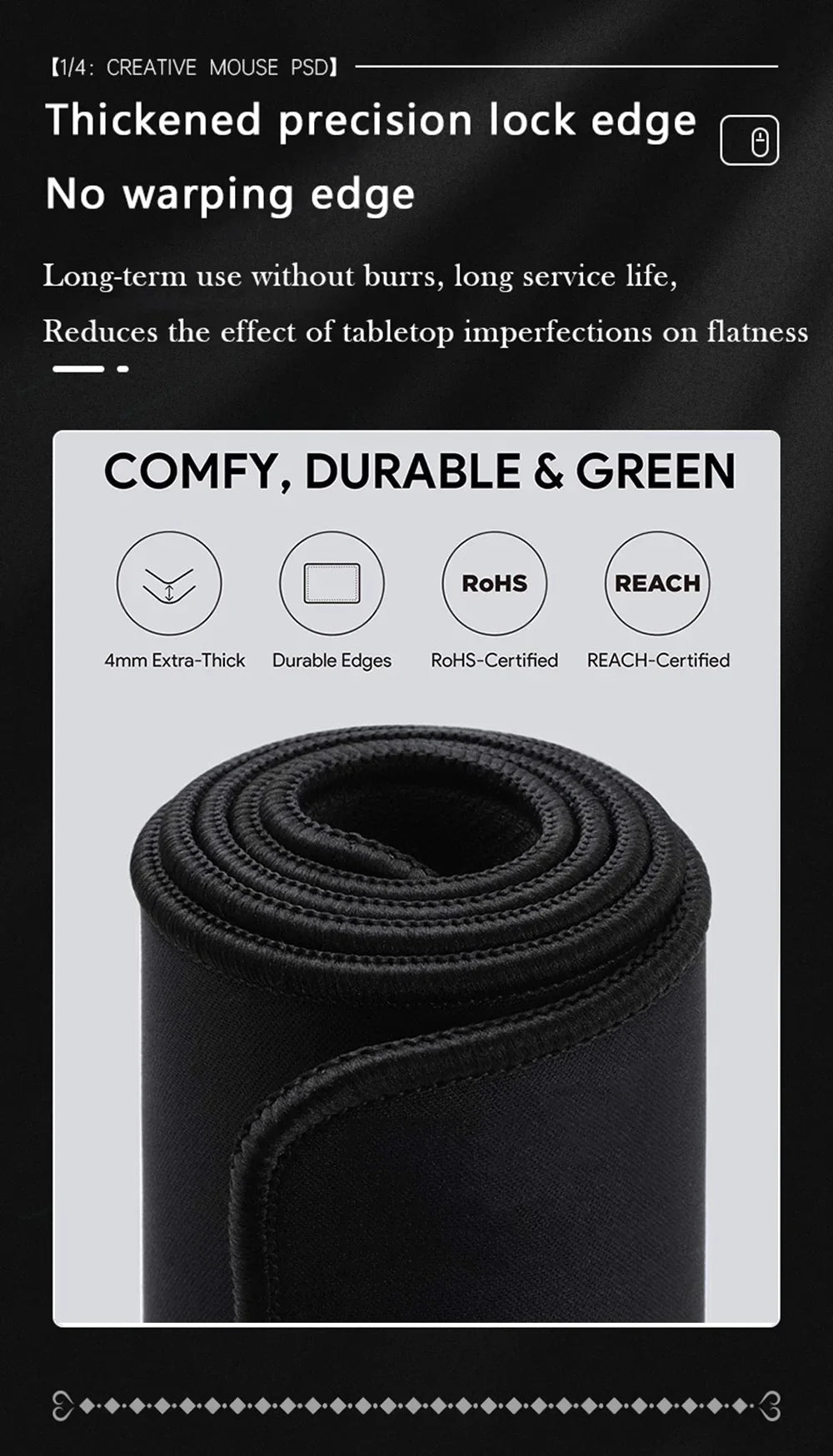 Mouse pad gaming mouse pad desk gray marble texture gaming mousepad tech  computer gaming  90x40 cm large size