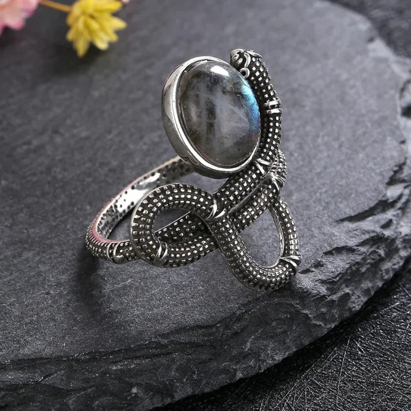 Crystal Snake Rings