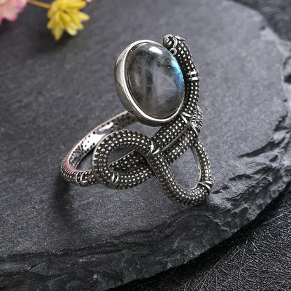 Crystal Snake Rings