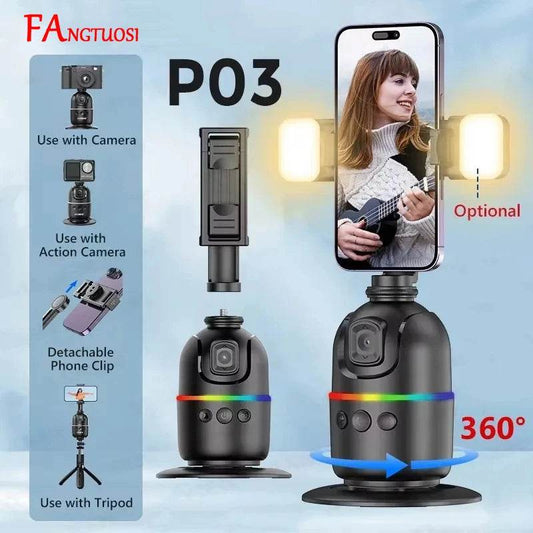 FANGTUOSI AI Smart Gimbal 360° Face Tracking Smartphone Stabilizer