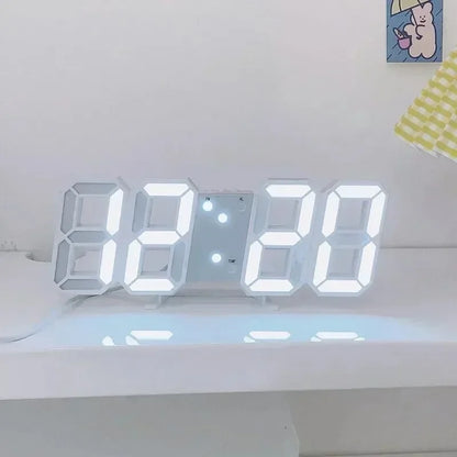 Digital Decoration for Bedroom Desk Watches Led Wall Clock Living Room Alarm Modern Home and Decoration Electronic Table Decor