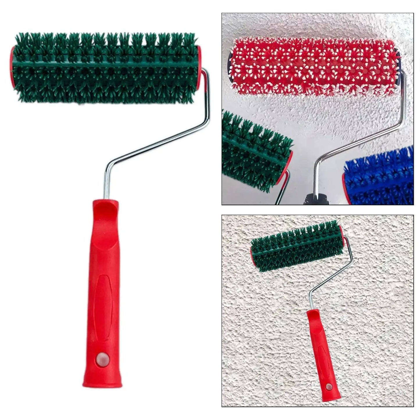 Paint Roller Smooth Rolling Home Painting Supplies Decoration with Handle Professional Household Accessory for Wall Decoration