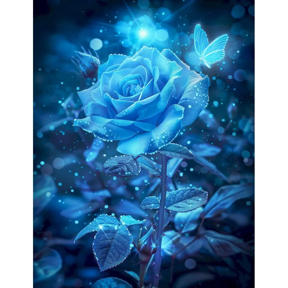 SDOYUNO-Painting By Number Adults Flowers,Rose Simple Oil Painting,Paint Kit,Handpainted,Arts Crafts,Personalized Gift,Wall Art