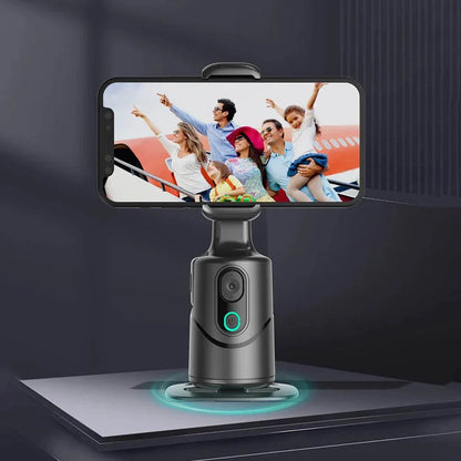 Auto Face Tracking Tripod 360° Rotation for Tiktok Videos