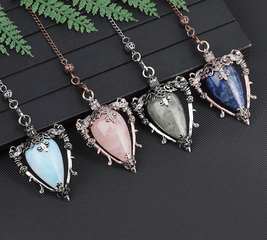 Water Drop Crystal Pendulums