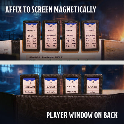 Initiative Trackers - Magnetic Turn Order Cards for D&D 5e and TTRPG Combat Management