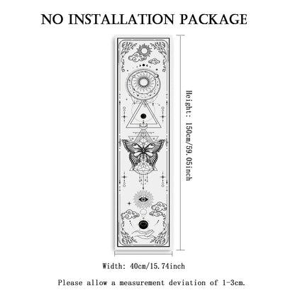 Witchy Sun & Moon Banner Tapestry