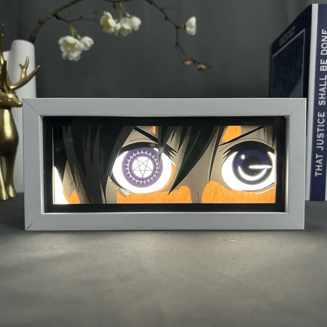3D Naruto LED Light Box: Action Figures Lamp