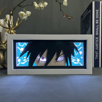 3D Naruto LED Light Box: Action Figures Lamp