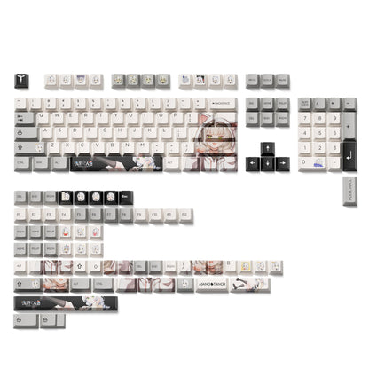 XVX  Asano Touch   Cherry Profile 5-sided Dye-Sub PBT Keycap Set (167-Key)