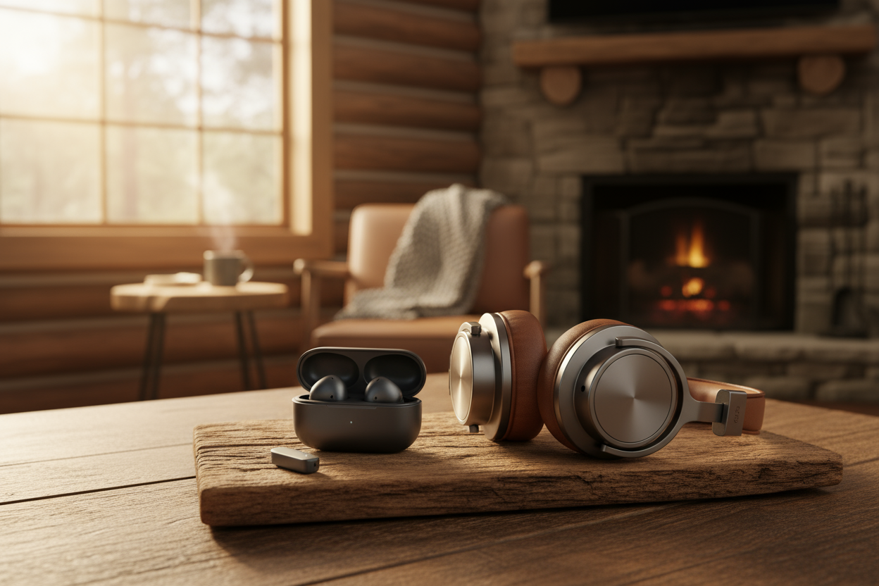 Add a nice cabin background