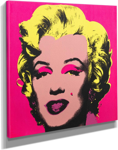 Vibrant Andy Warhol Marilyn Monroe Canvas Art Print - Stunning 12" x 12" Pop Art Wall Decor for Your Home