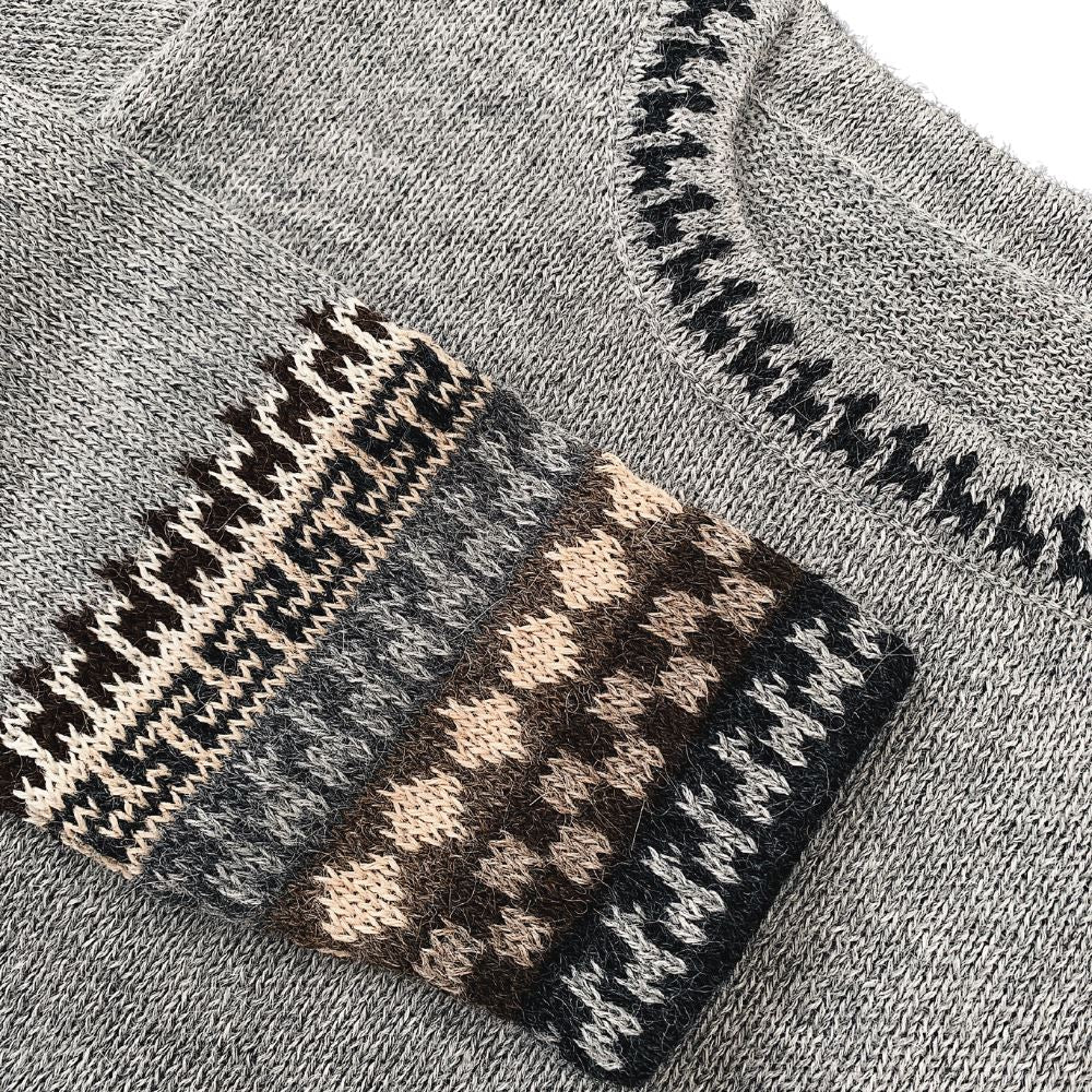 Alpaca Inca Patterned Sweater