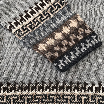 Alpaca Inca Patterned Sweater