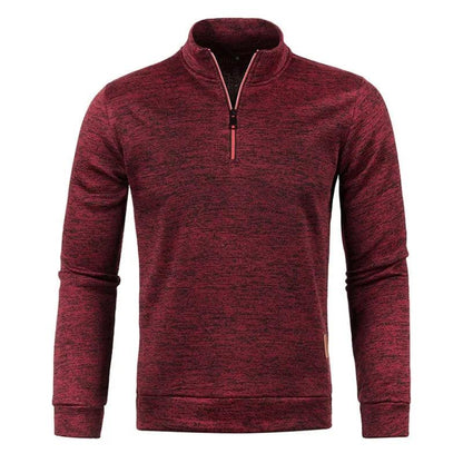 Men's Half Zipper Turtleneck Sweatshirt: Cozy and Stylish for Fall