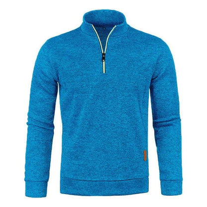 Men's Half Zipper Turtleneck Sweatshirt: Cozy and Stylish for Fall
