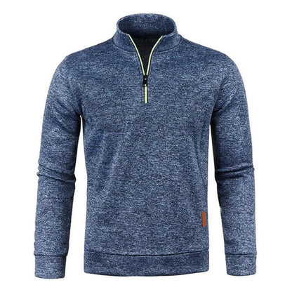Men's Half Zipper Turtleneck Sweatshirt: Cozy and Stylish for Fall