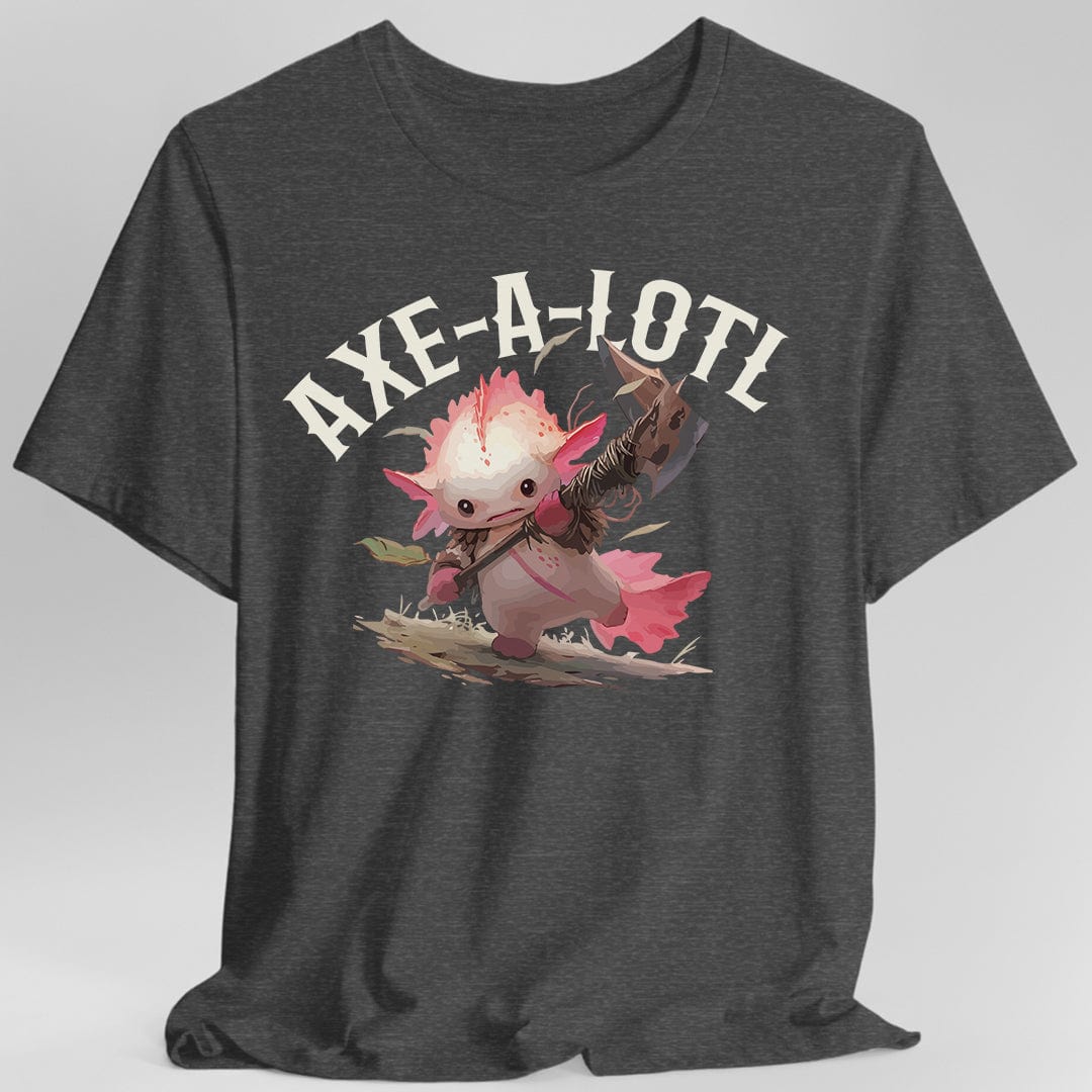 Axe-A-Lotl Funny Axolotl DnD T-Shirt