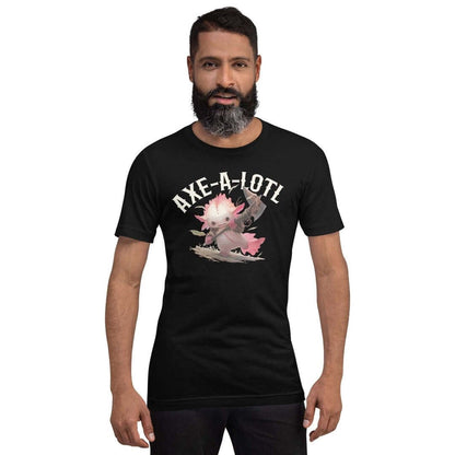 Axe-A-Lotl Funny Axolotl DnD T-Shirt