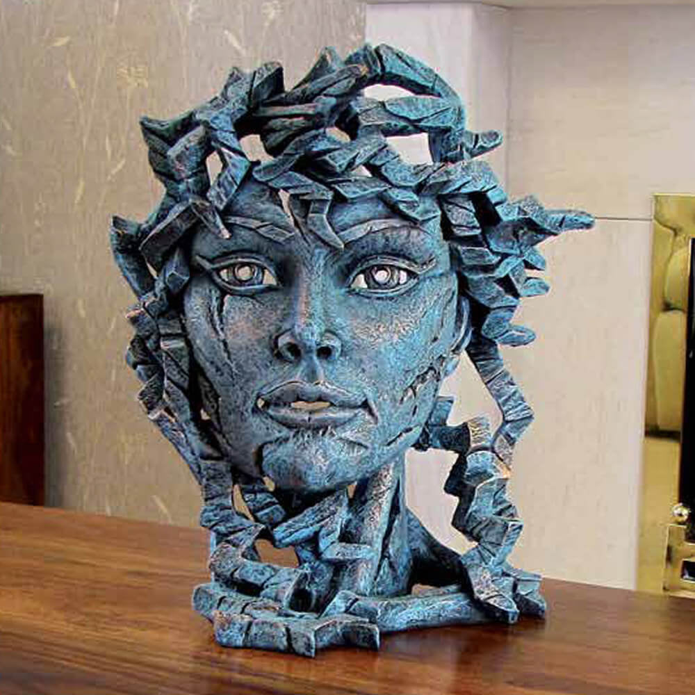 Edge Sculpture - Bust Venus - Stone Resin - Garden & Home Decor Sculpture