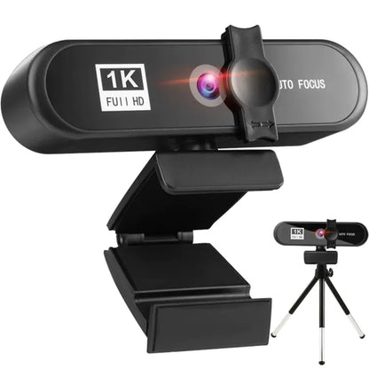 4K 1080p USB Webcam with Microphone and Tripod