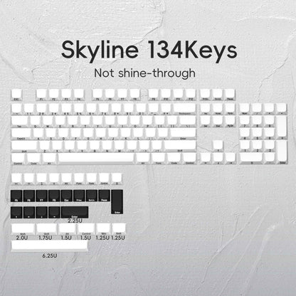 XVX Slope Low Profile Side-Printed Keycaps 131 Keys (6 Colors)