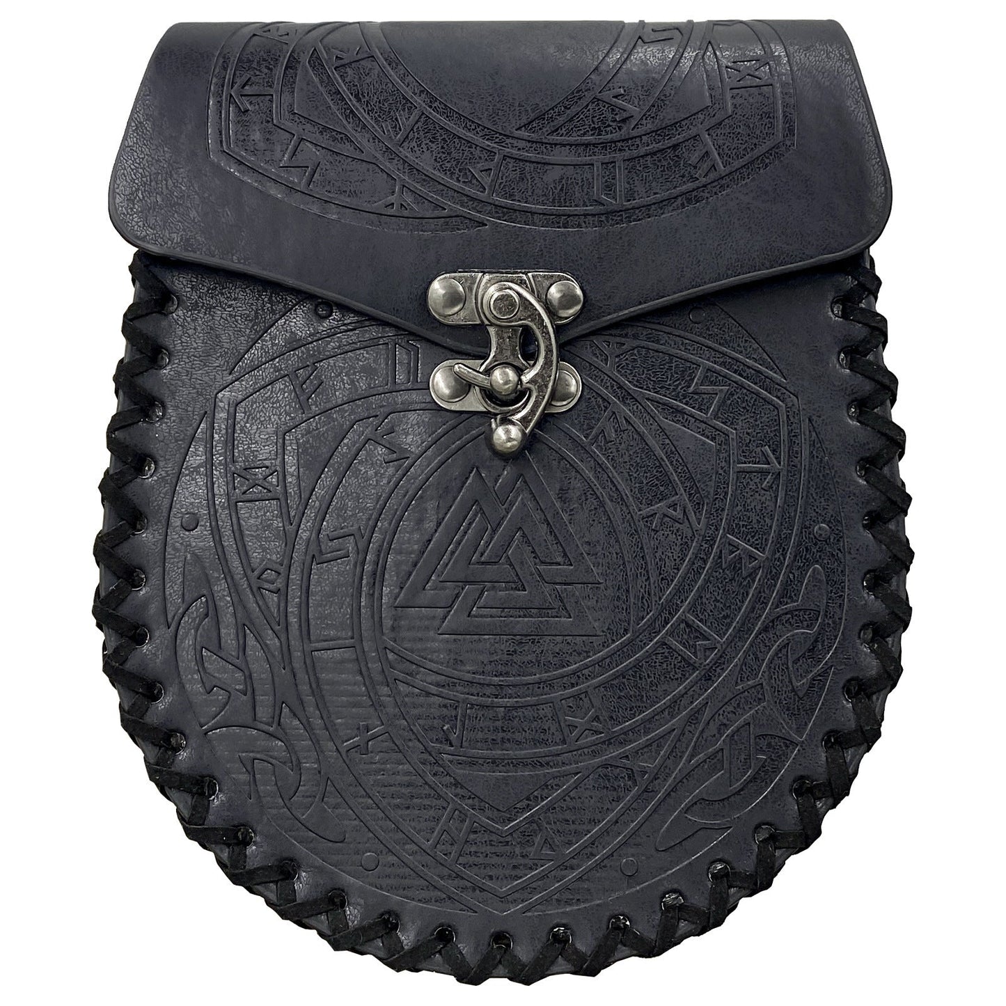 Vintage Viking Coin Purse: Medieval Belt Bag Style