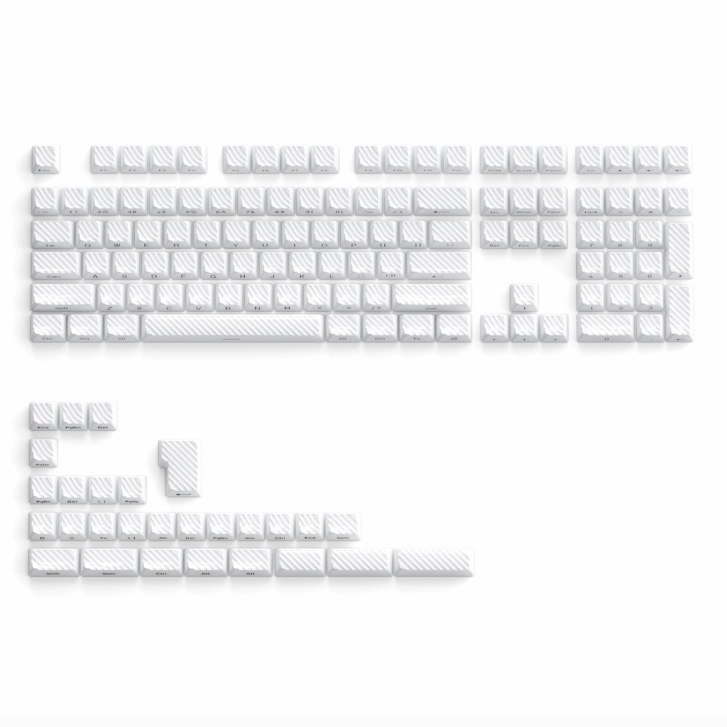 XVX Magic Wave Series OEM Profile Side-Print Ice-Cube Keycap Set (136-Key)