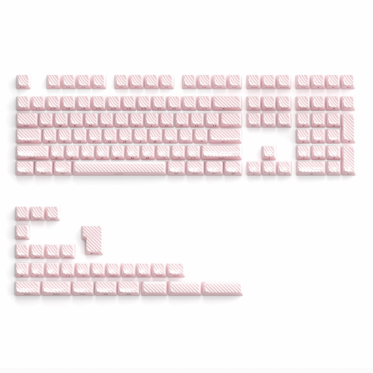 XVX Magic Wave Series OEM Profile Side-Print Ice-Cube Keycap Set (136-Key)