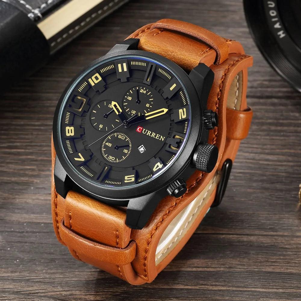 Classic Gents Leather Watch