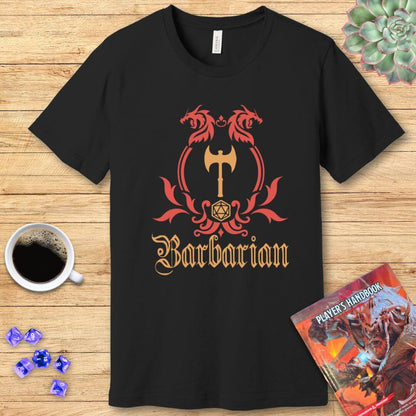 D&D Barbarian Class Emblem T-shirt