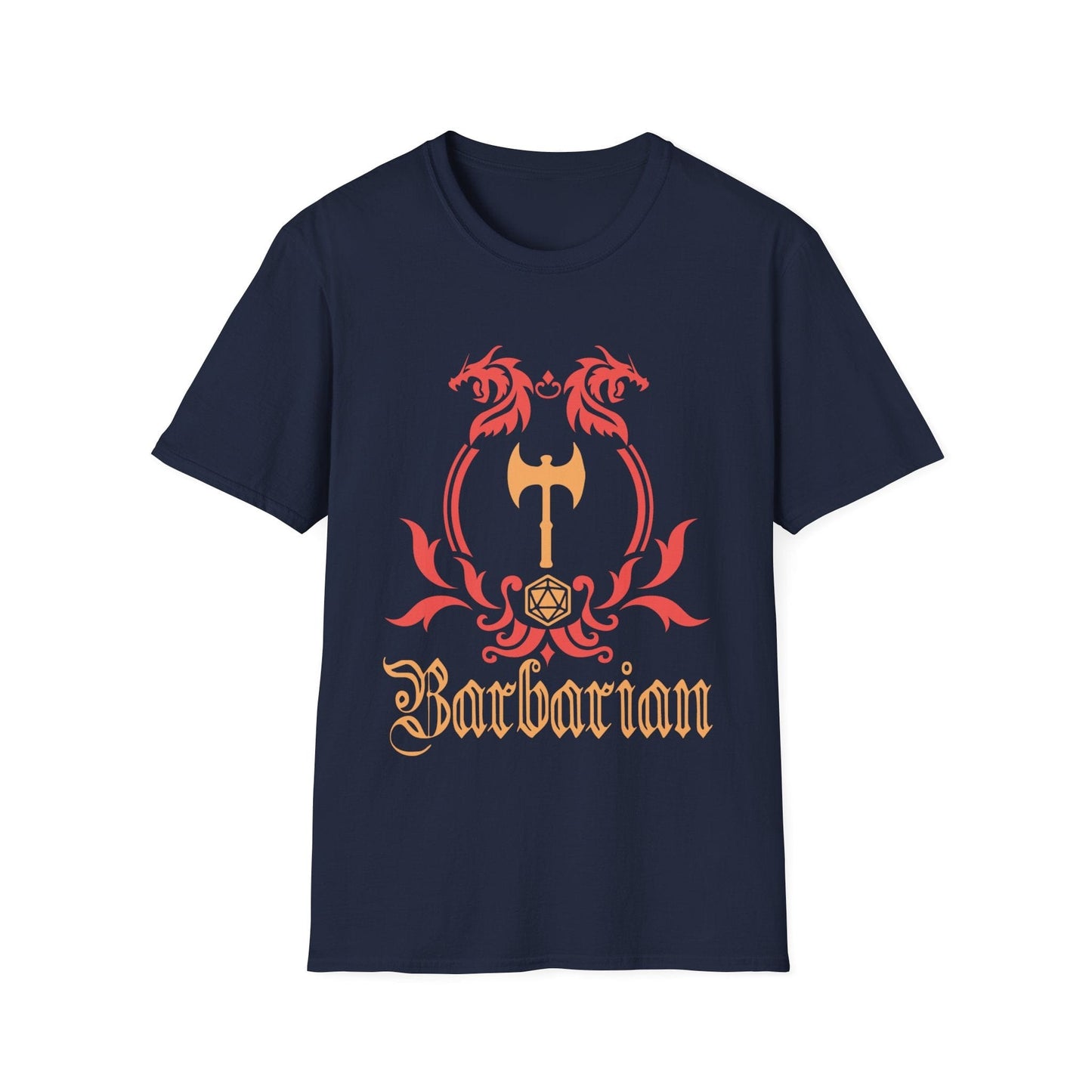 D&D Barbarian Class Emblem T-shirt