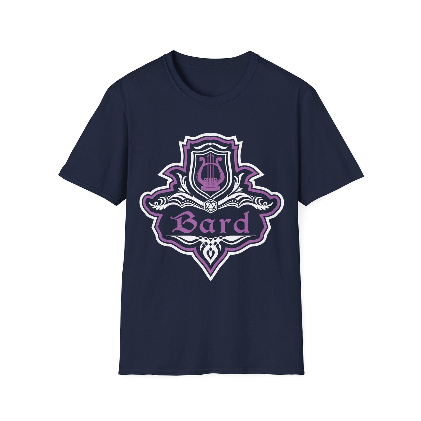 D&D Bard Class Fancy Emblem T-Shirt