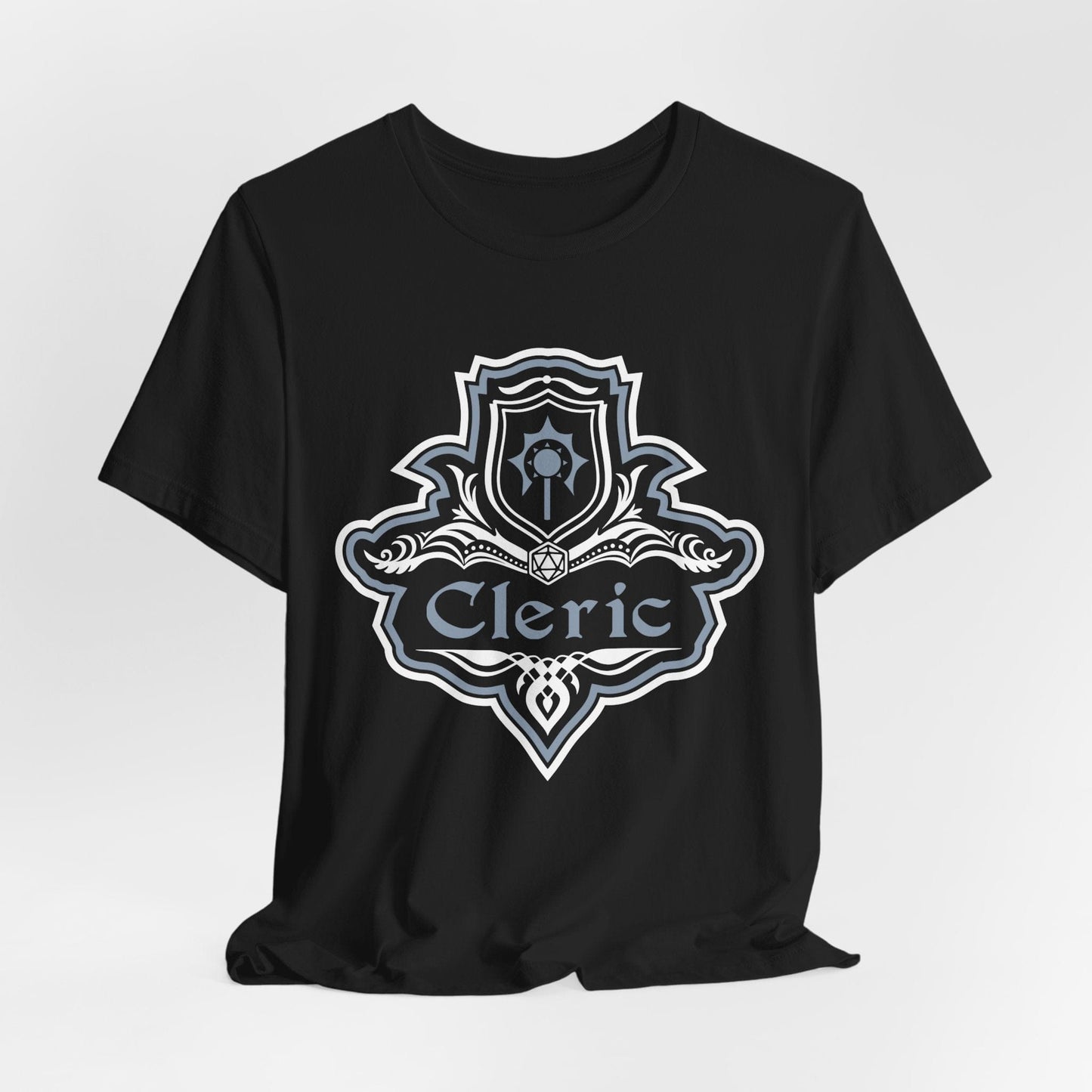 D&D Cleric Class Fancy Emblem T-Shirt