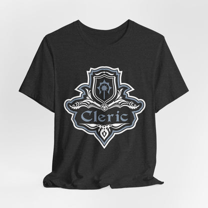 D&D Cleric Class Fancy Emblem T-Shirt