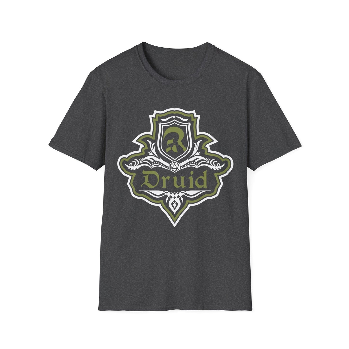 D&D Druid Class Fancy Emblem T-Shirt