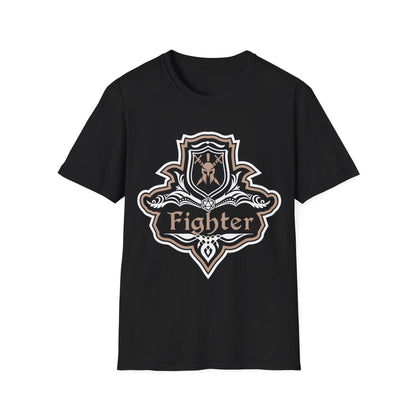 D&D Fighter Class Fancy Emblem T-Shirt