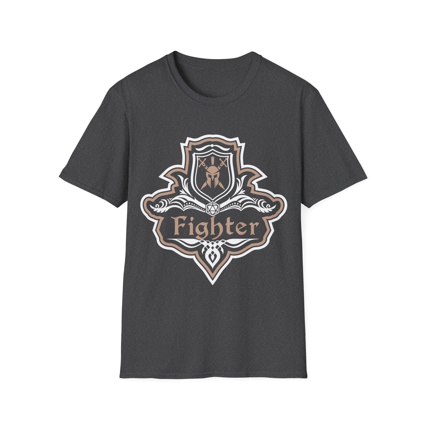 D&D Fighter Class Fancy Emblem T-Shirt