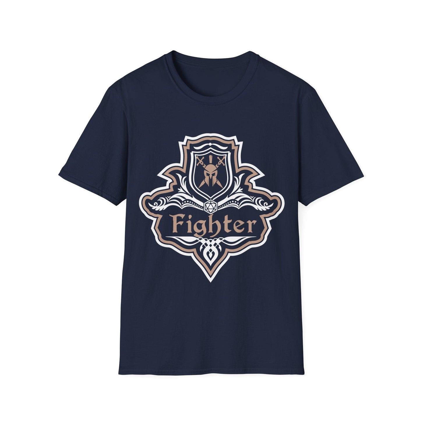 D&D Fighter Class Fancy Emblem T-Shirt