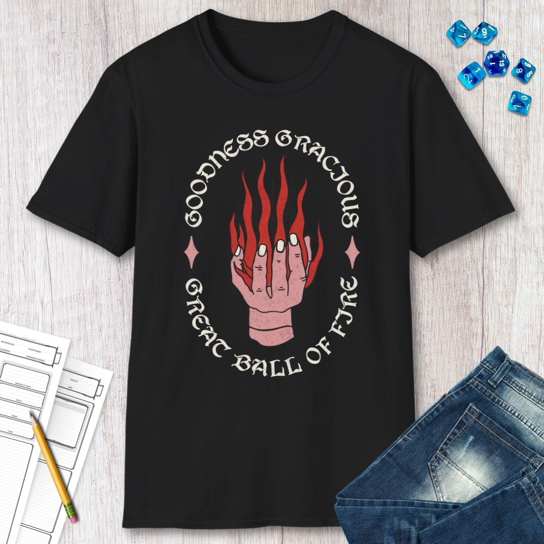 D&D Fireball Spell Shirt