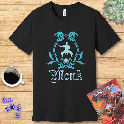 D&D Monk Class Emblem T-Shirt