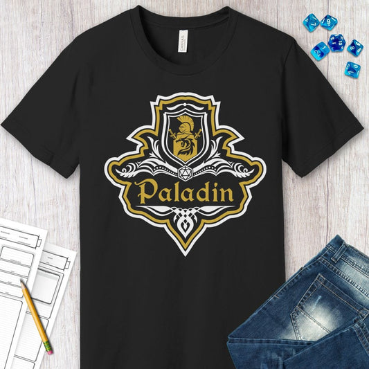 D&D Paladin Class Fancy Emblem T-Shirt
