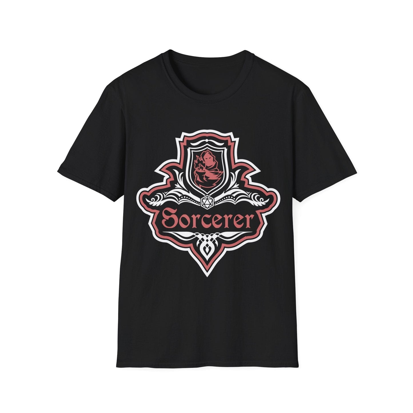 D&D Sorcerer Class Fancy Emblem T-Shirt