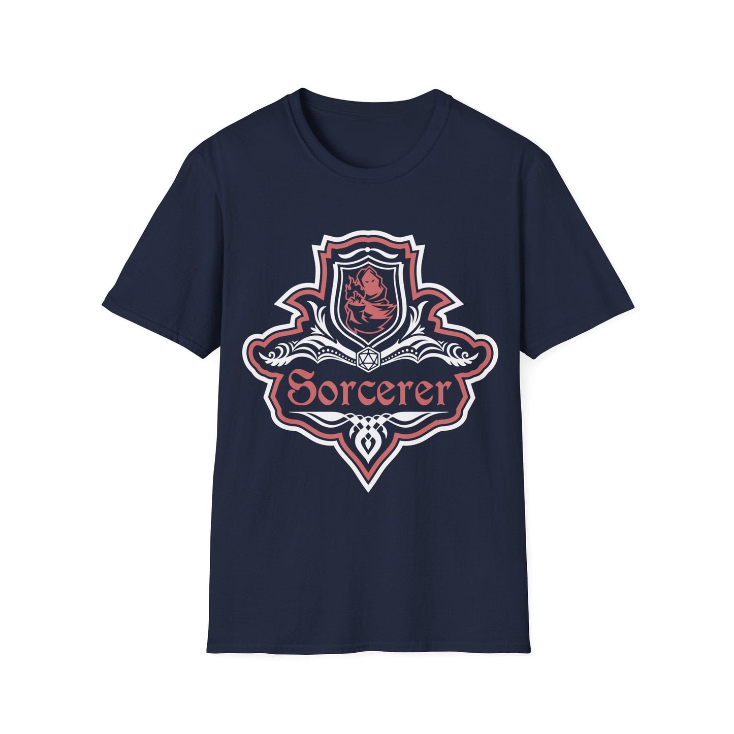 D&D Sorcerer Class Fancy Emblem T-Shirt