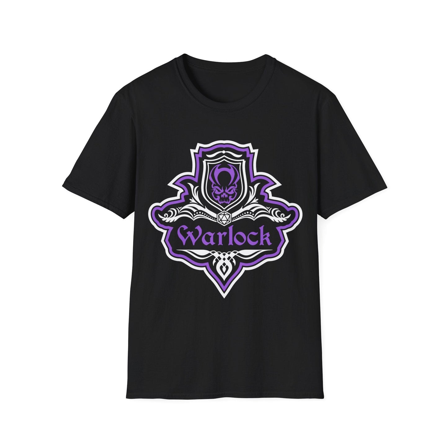 D&D Warlock Class Fancy Emblem T-Shirt