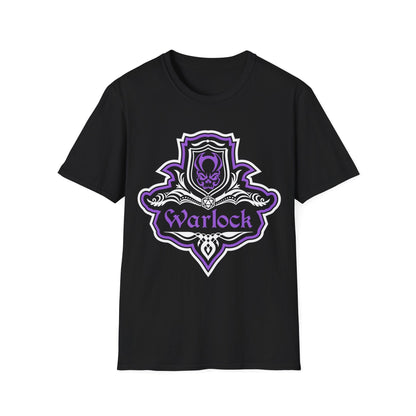 D&D Warlock Class Fancy Emblem T-Shirt