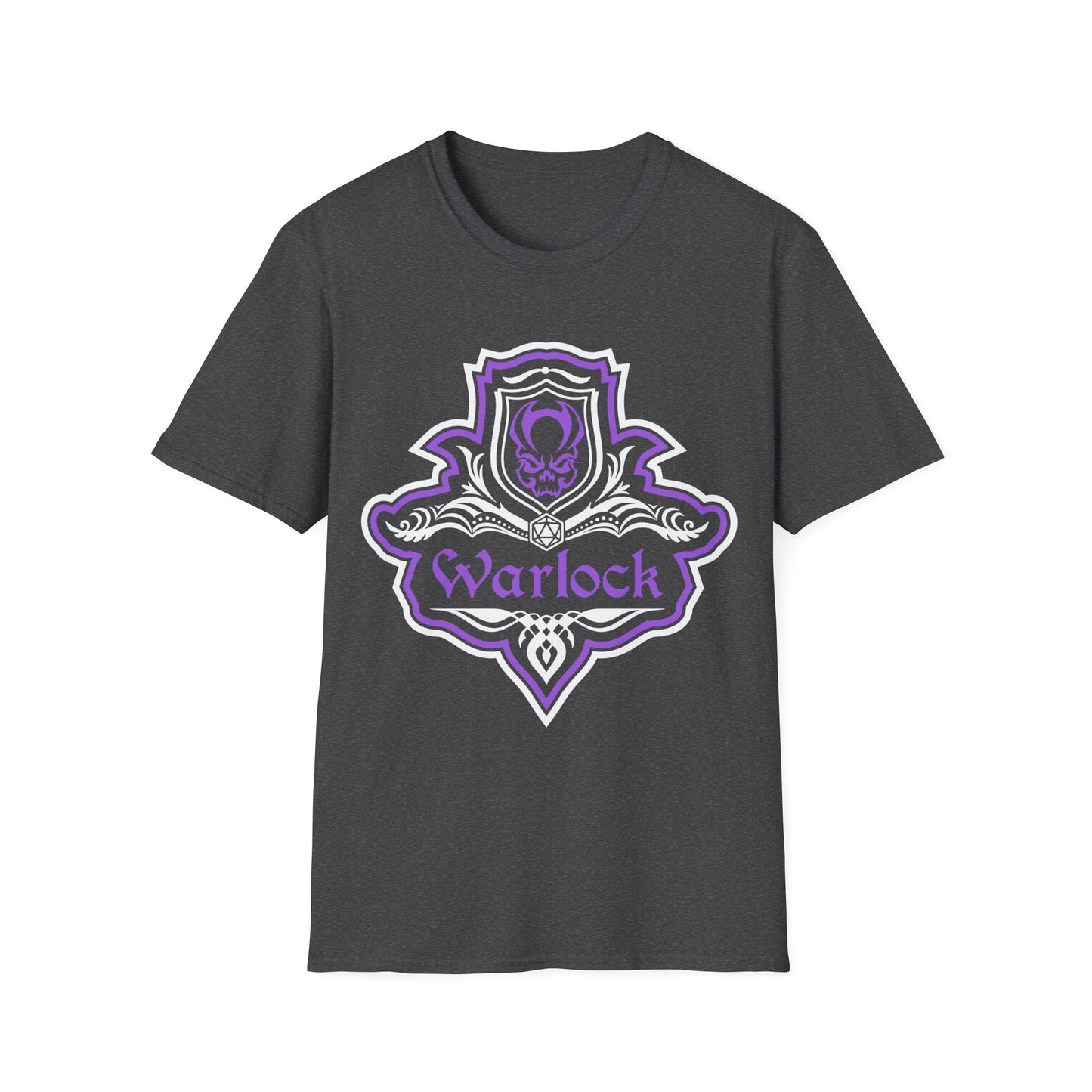 D&D Warlock Class Fancy Emblem T-Shirt
