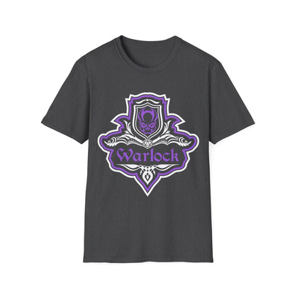 D&D Warlock Class Fancy Emblem T-Shirt