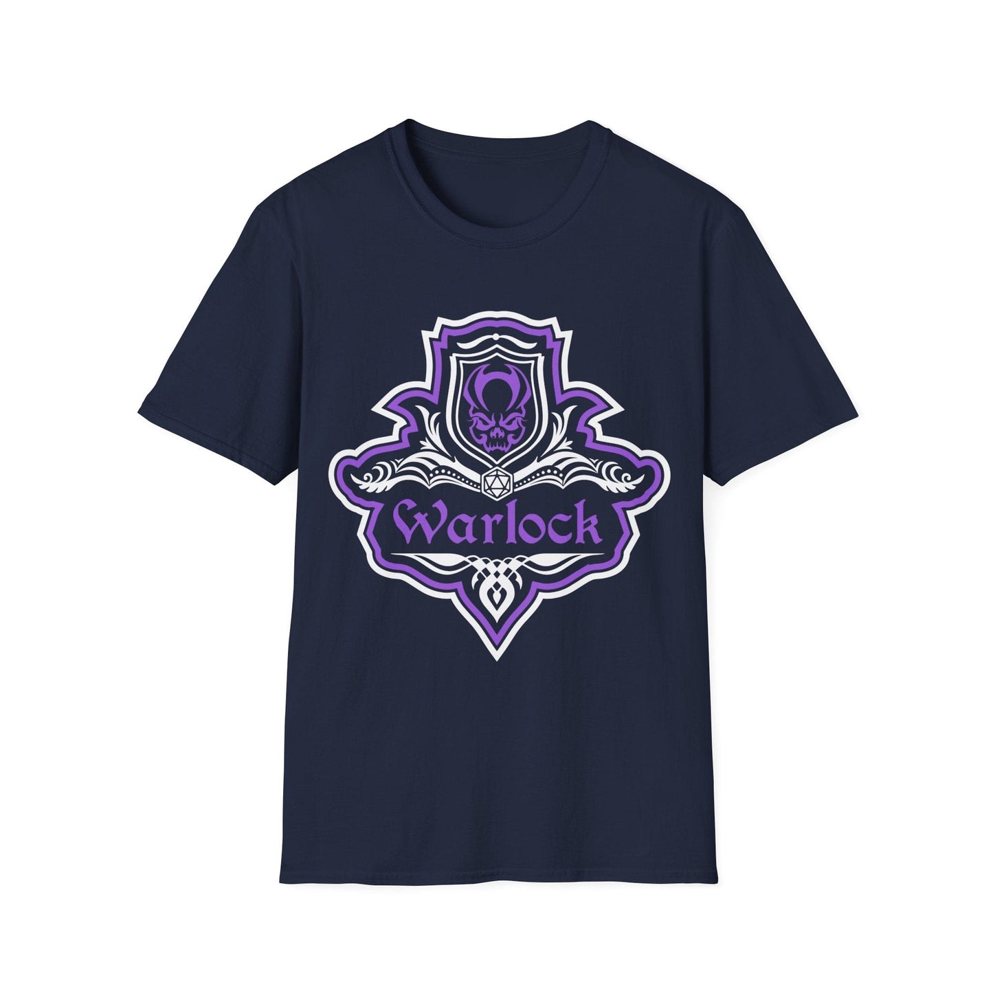 D&D Warlock Class Fancy Emblem T-Shirt